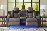 Fyne-Dyme 3-Piece Sofa, Loveseat and Recliner (Power Reclining Sofa, Power Reclining Loveseat with Console, Power Recliner)