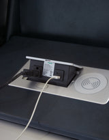 Fyne-Dyme 2-Piece Sofa and Loveseat (Power Reclining Sofa, Power Reclining Loveseat with Console)