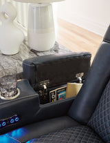 Fyne-Dyme 2-Piece Sofa and Loveseat (Power Reclining Sofa, Power Reclining Loveseat with Console)