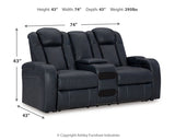 Fyne-Dyme 3-Piece Sofa, Loveseat and Recliner (Power Reclining Sofa, Power Reclining Loveseat with Console, Power Recliner)