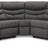 Partymate 2-Piece Reclining Sectional (Color: Slate)