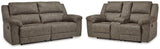 Laresview 2-Piece Sofa and Loveseat (Reclining Sofa, Reclining Loveseat with Console)
