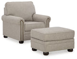 Gaelon 2-Piece Chair and Ottoman (Chair, Ottoman)