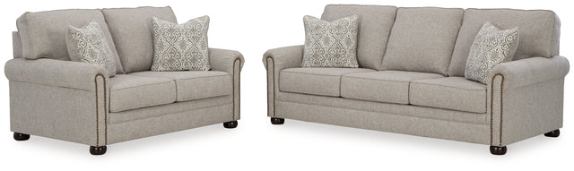 Gaelon 2-Piece Sofa and Loveseat (Sofa, Loveseat)