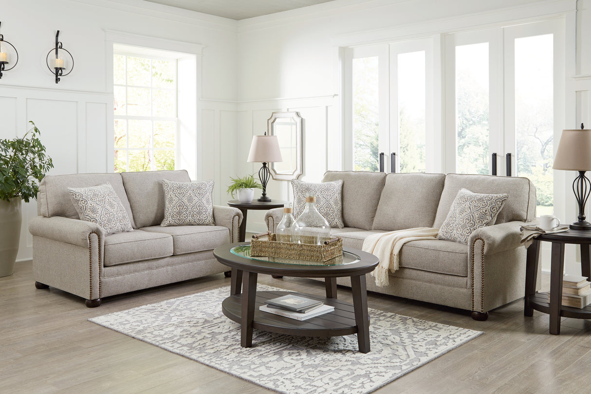 Gaelon 2-Piece Sofa and Loveseat (Sofa, Loveseat)