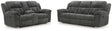 Frohn 2-Piece Sofa and Loveseat (Reclining Sofa, Reclining Loveseat with Console)
