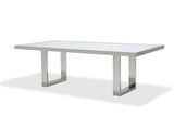 State St. - Rectangular Dining Table - Glossy White