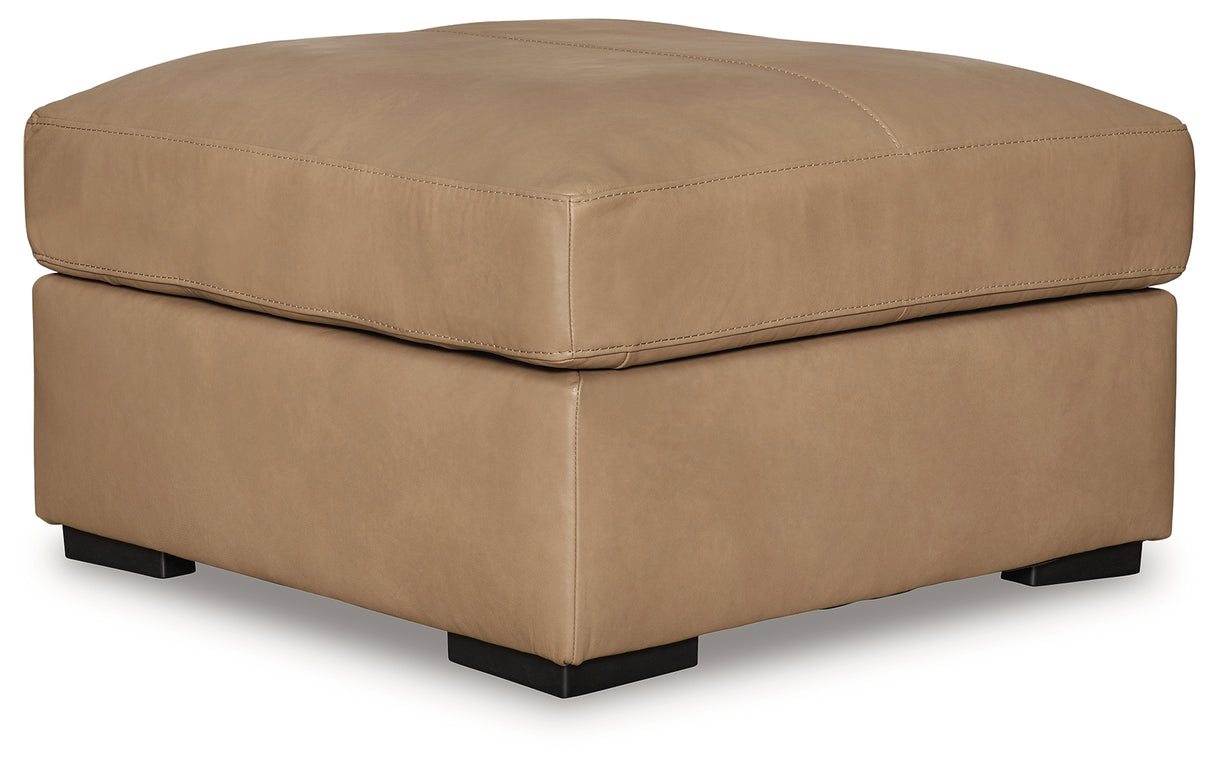 Bandon Oversized Accent Ottoman (Color: Toffee)