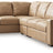 Bandon 3-Piece Sectional (Color: Toffee)