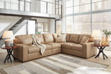 Bandon 3-Piece Sectional (Color: Toffee)