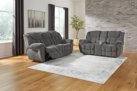 Foreside 2-Piece Sofa and Loveseat (Reclining Sofa, Reclining Loveseat with Console)