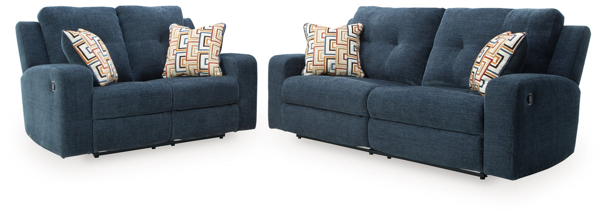 Danum 2-Piece Sofa and Loveseat (Reclining Sofa, Reclining Loveseat)