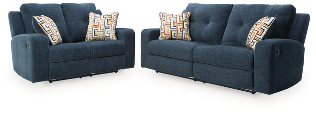 Danum 2-Piece Sofa and Loveseat (Reclining Sofa, Reclining Loveseat)