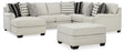 Huntsworth 5-Piece Sectional with Ottoman (Left-Arm Facing Corner Chaise, Armless Loveseat, Right-Arm Facing Loveseat, Wedge, Oversized Accent Ottoman)