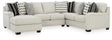 Huntsworth 4-Piece Sectional with Chaise (Color: Dove Gray, Sectional Orientation: Left Arm Facing)