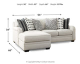 Huntsworth 3-Piece Sectional with Ottoman (Left-Arm Facing Corner Chaise, Right-Arm Facing Loveseat, Oversized Accent Ottoman)