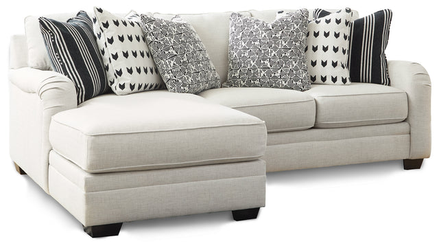 Huntsworth 2-Piece Sectional with Chaise (Color: Dove Gray, Sectional Orientation: Left Arm Facing)