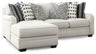 Huntsworth 2-Piece Sectional with Chaise (Color: Dove Gray, Sectional Orientation: Left Arm Facing)