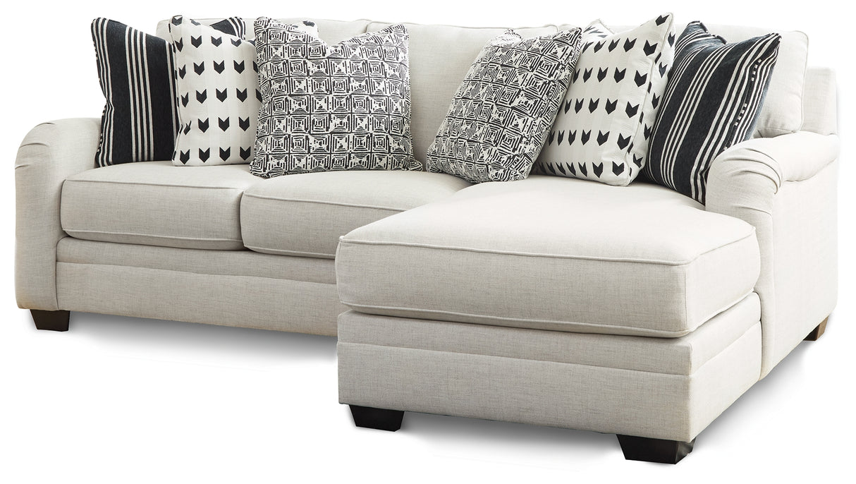 Huntsworth 2-Piece Sectional with Chaise (Color: Dove Gray, Sectional Orientation: Right Arm Facing)