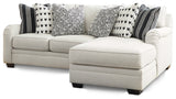 Huntsworth 2-Piece Sectional with Chaise (Color: Dove Gray, Sectional Orientation: Right Arm Facing)