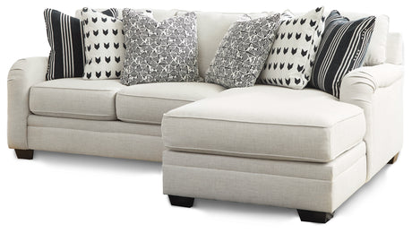 Huntsworth 2-Piece Sectional with Chaise (Color: Dove Gray, Sectional Orientation: Right Arm Facing)