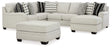 Huntsworth 5-Piece Sectional with Ottoman (Right-Arm Facing Corner Chaise, Armless Loveseat, Left-Arm Facing Loveseat, Wedge, Oversized Accent Ottoman)