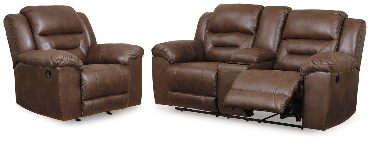 Stoneland Reclining Loveseat and Recliner