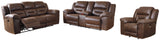 Stoneland 3-Piece Sofa, Loveseat and Recliner (Power Reclining Sofa, Power Reclining Loveseat with Console, Power Recliner)
