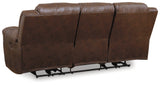 Stoneland Power Reclining Sofa (Color: Chocolate)