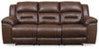 Stoneland Power Reclining Sofa (Color: Chocolate)