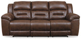 Stoneland Power Reclining Sofa (Color: Chocolate)