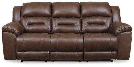Stoneland Power Reclining Sofa (Color: Chocolate)