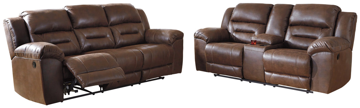 Stoneland Reclining Sofa and Loveseat