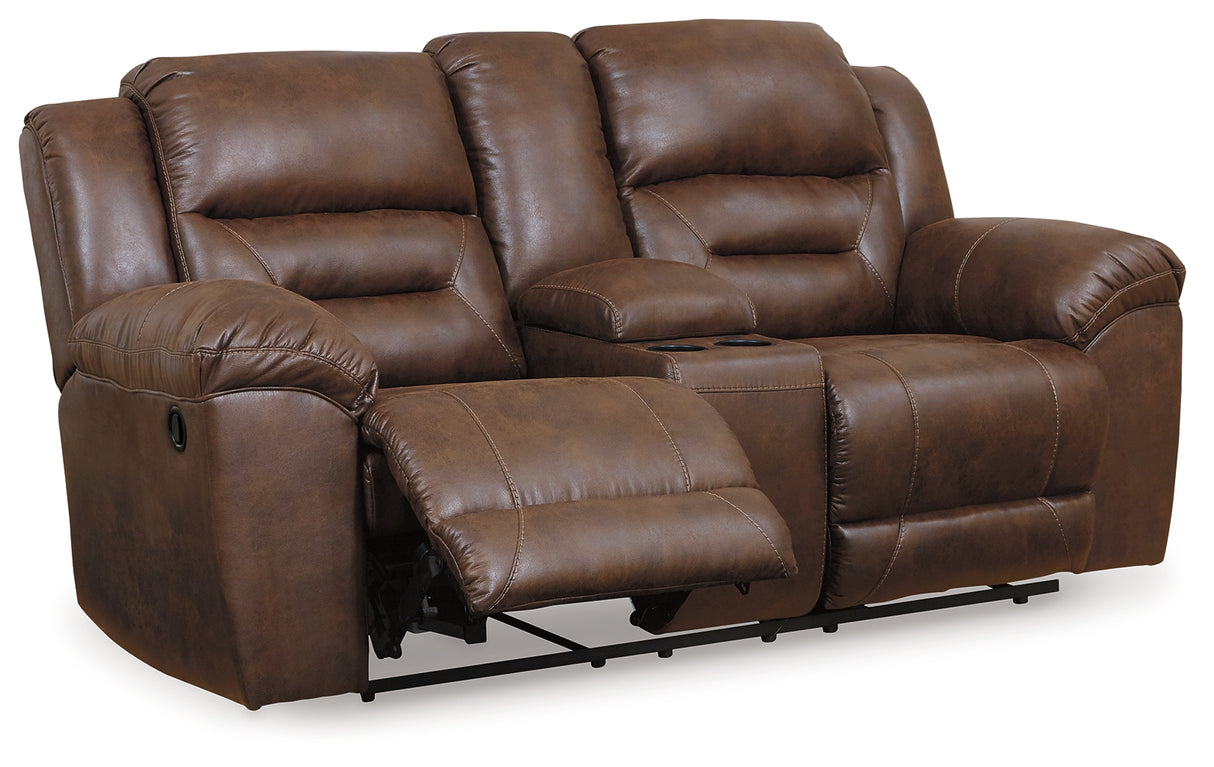 Stoneland 3-Piece Sofa, Loveseat and Recliner (Recliner, Reclining Sofa, Reclining Loveseat with Console)