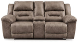 Stoneland 3-Piece Sofa, Loveseat and Recliner (Power Reclining Sofa, Power Reclining Loveseat with Console, Power Recliner)