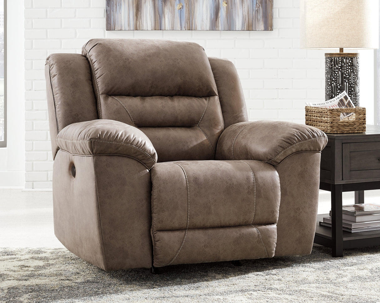 Stoneland Power Recliner (Color: Fossil)