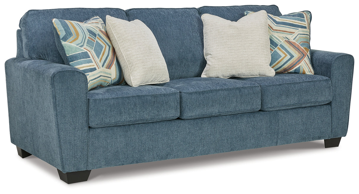 Cashton Sofa (Color: Blue)