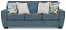 Cashton Queen Sofa Sleeper (Color: Blue)
