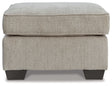 Cashton Ottoman (Color: Ice)