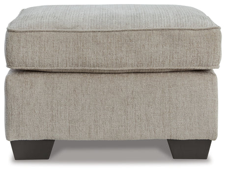 Cashton Ottoman (Color: Ice)