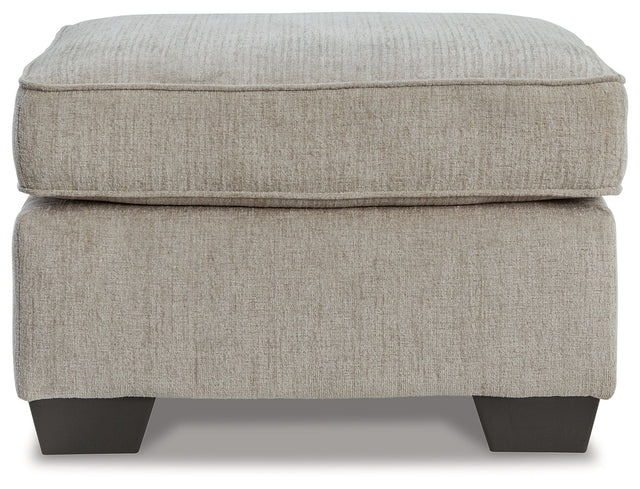 Cashton Ottoman (Color: Ice)