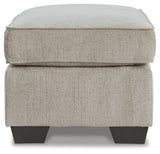 Cashton Ottoman (Color: Ice)