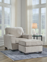 Cashton 2-Piece Chair and Ottoman (Chair, Ottoman)