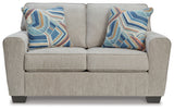 Cashton Loveseat (Color: Ice)