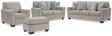 Cashton 4-Piece Sofa, Loveseat, Chair and Ottoman (Sofa, Loveseat, Chair, Ottoman)