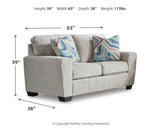 Cashton 4-Piece Sofa, Loveseat, Chair and Ottoman (Sofa, Loveseat, Chair, Ottoman)