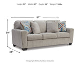 Cashton 2-Piece Sofa and Loveseat (Sofa, Loveseat)
