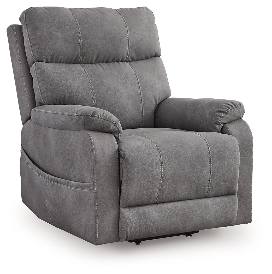 Next-Gen Durapella Power Lift Recliner (Color: Slate)