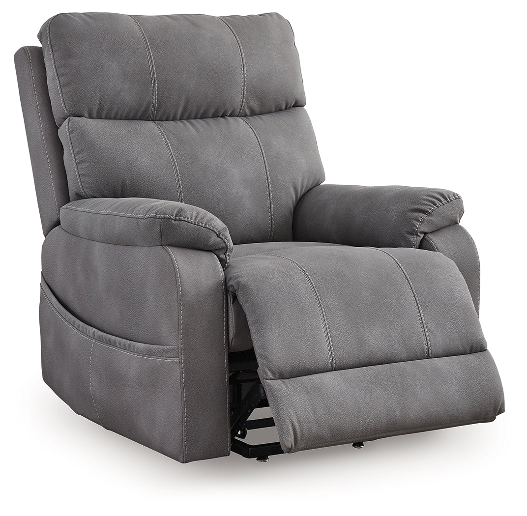 Next-Gen Durapella Power Lift Recliner (Color: Slate)