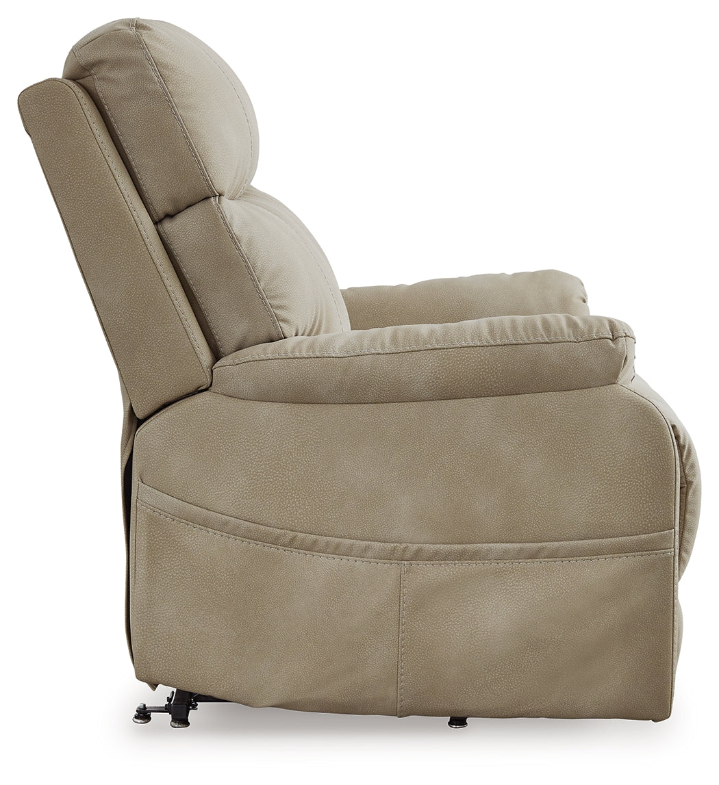 Next-Gen Durapella Power Lift Recliner (Color: Sand)